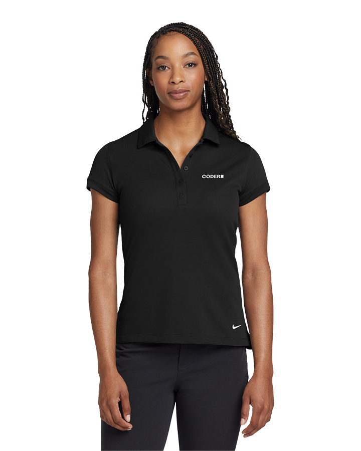 Nike Women's Dri-FIT Solid Icon Pique Modern Fit Polo