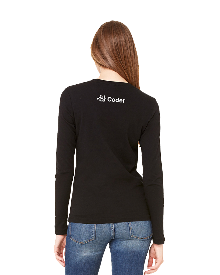 "It Works on My Machine" Ladies Long-Sleeve T-Shirt