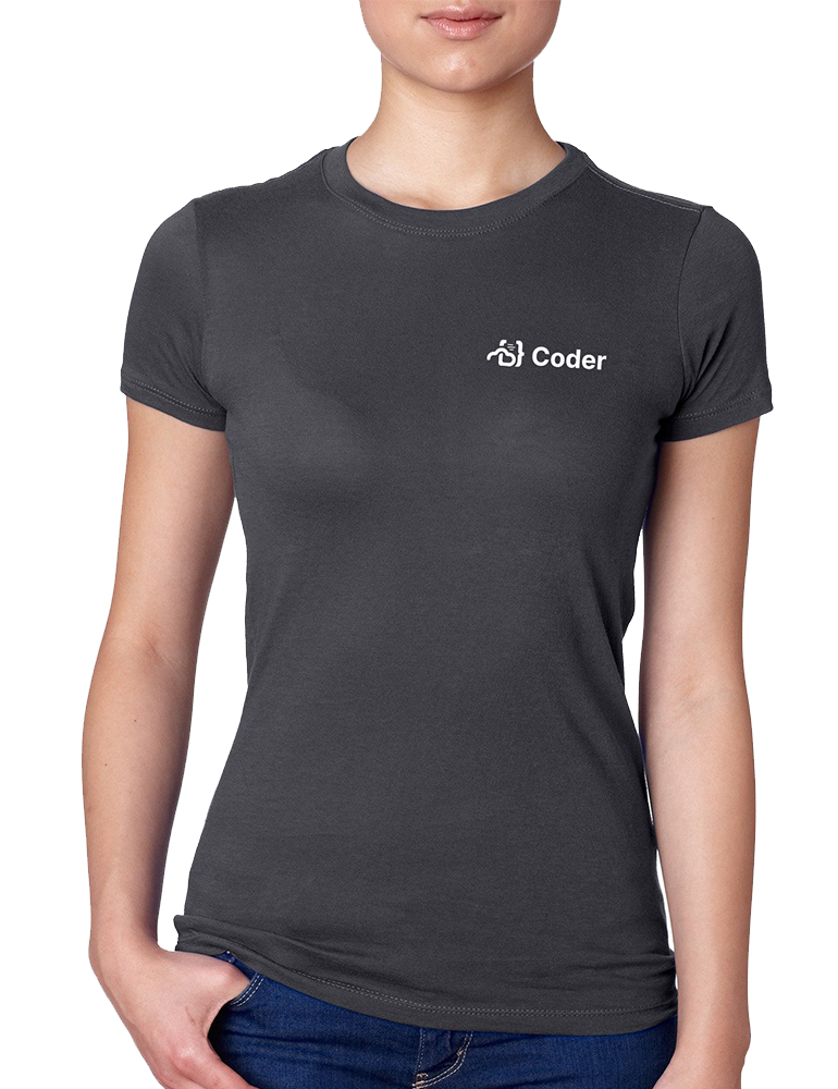 Ladies Coder Tee Heavy Metal