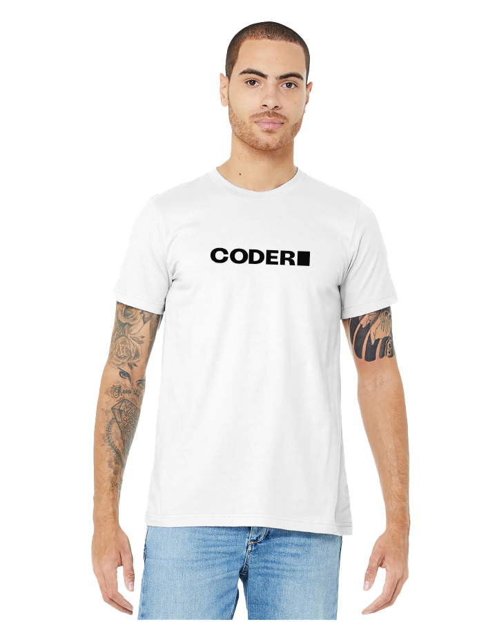 Coder White Unisex Shirt