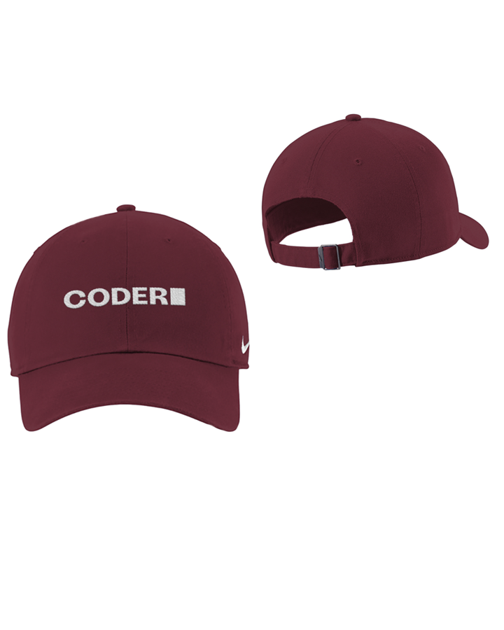 Nike Cotton Twill Cap - Maroon