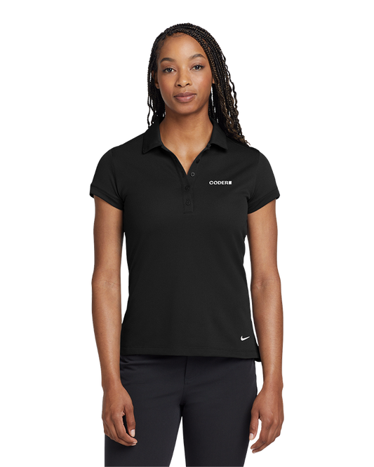 Nike Women's Dri-FIT Solid Icon Pique Modern Fit Polo