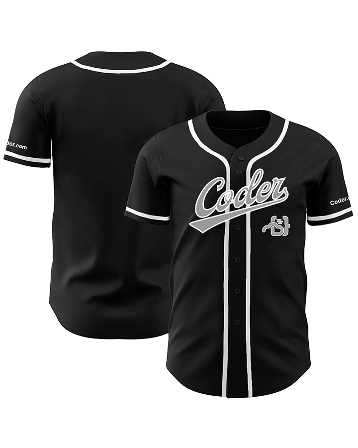 Men's Full Button Custom Baseball Jersey