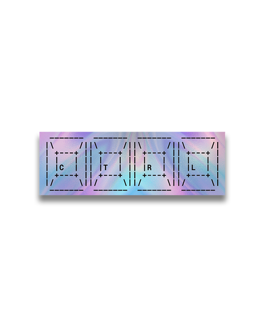 Holographic CTRL Sticker