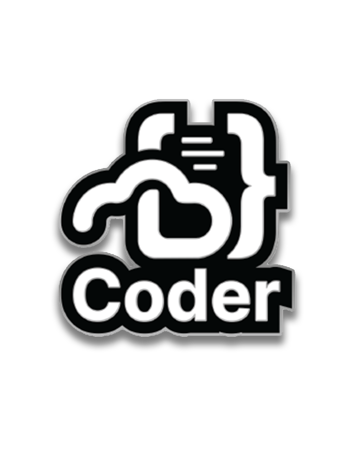Coder Stacked Lapel Pin