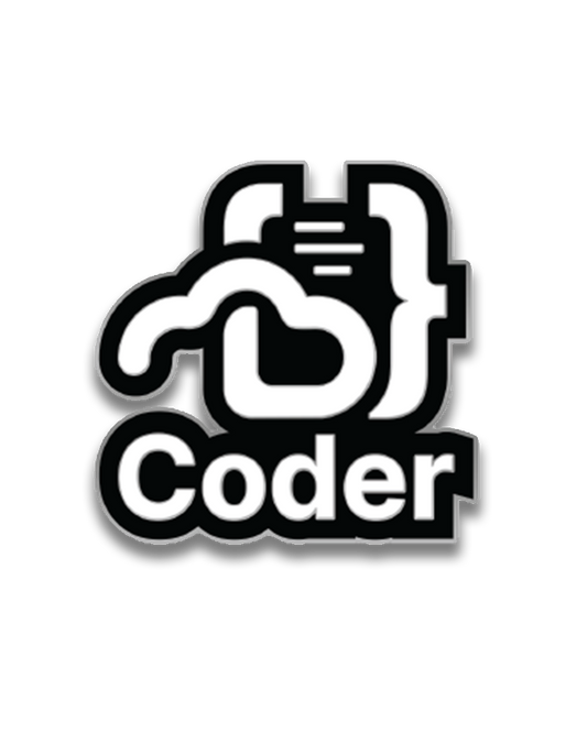 Coder Stacked Lapel Pin