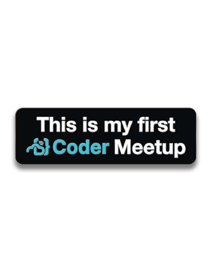 First Coder Meetup Lapel Pin