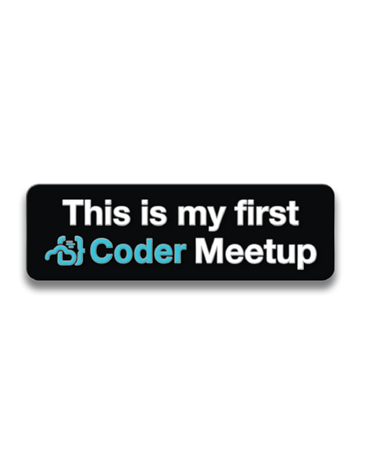First Coder Meetup Lapel Pin