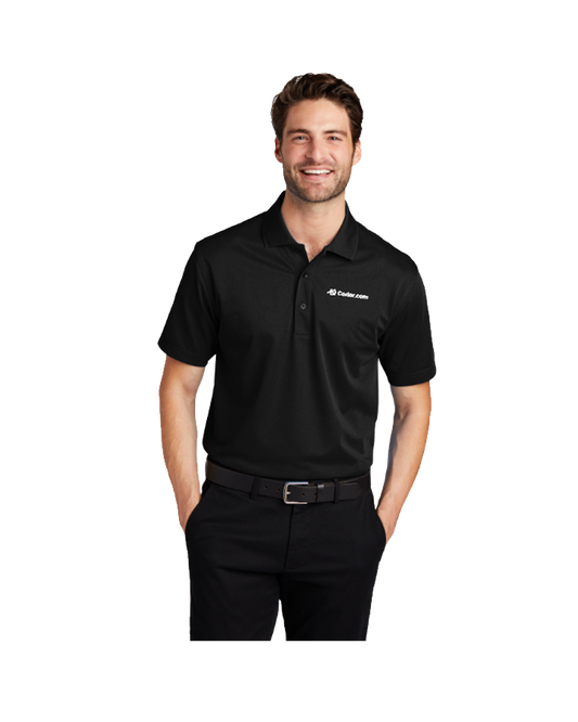Port Authority Tech Pique Polo - Black
