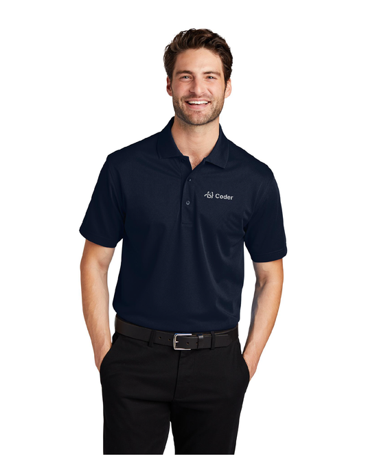 Port Authority Tech Pique Polo - Dark Navy