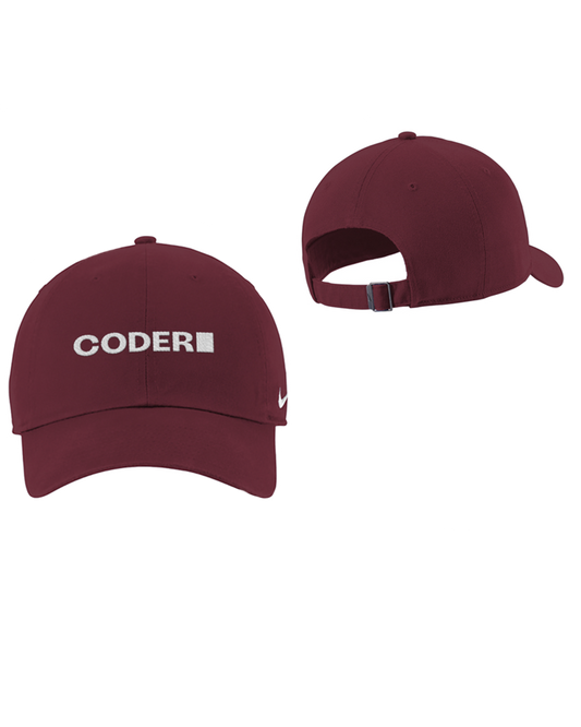 Nike Cotton Twill Cap - Maroon