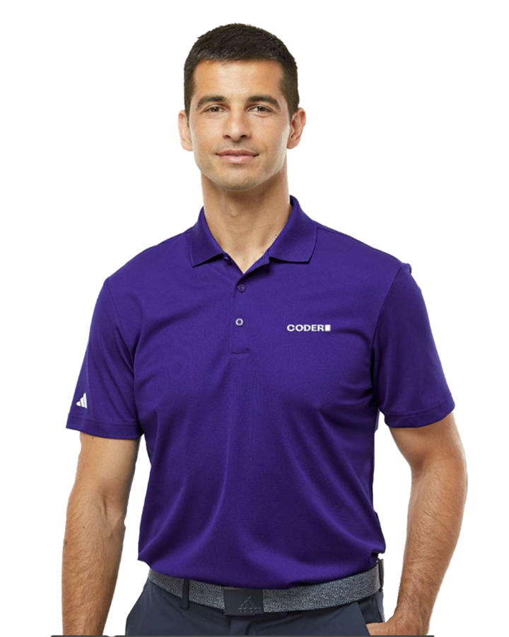 Adidas Men's Purple Polo